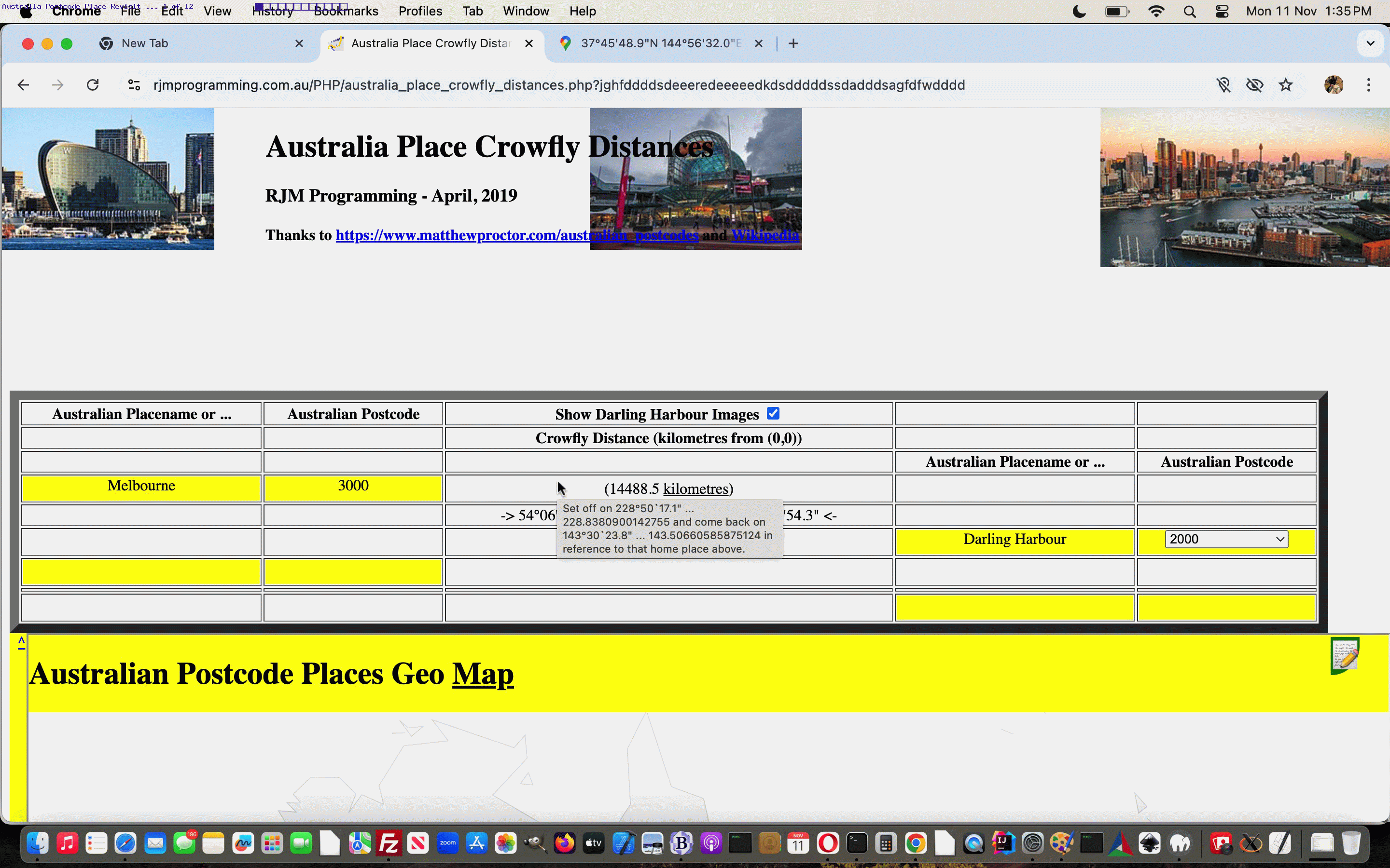 Australian Postcode Place Revisit Tutorial