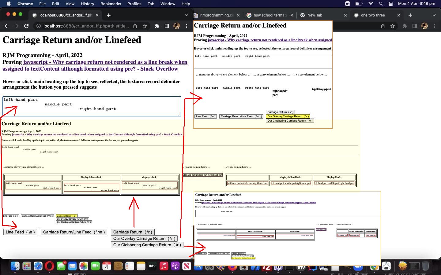 HTML Carriage Return And Or Line Feed Reimagined Tutorial Robert 