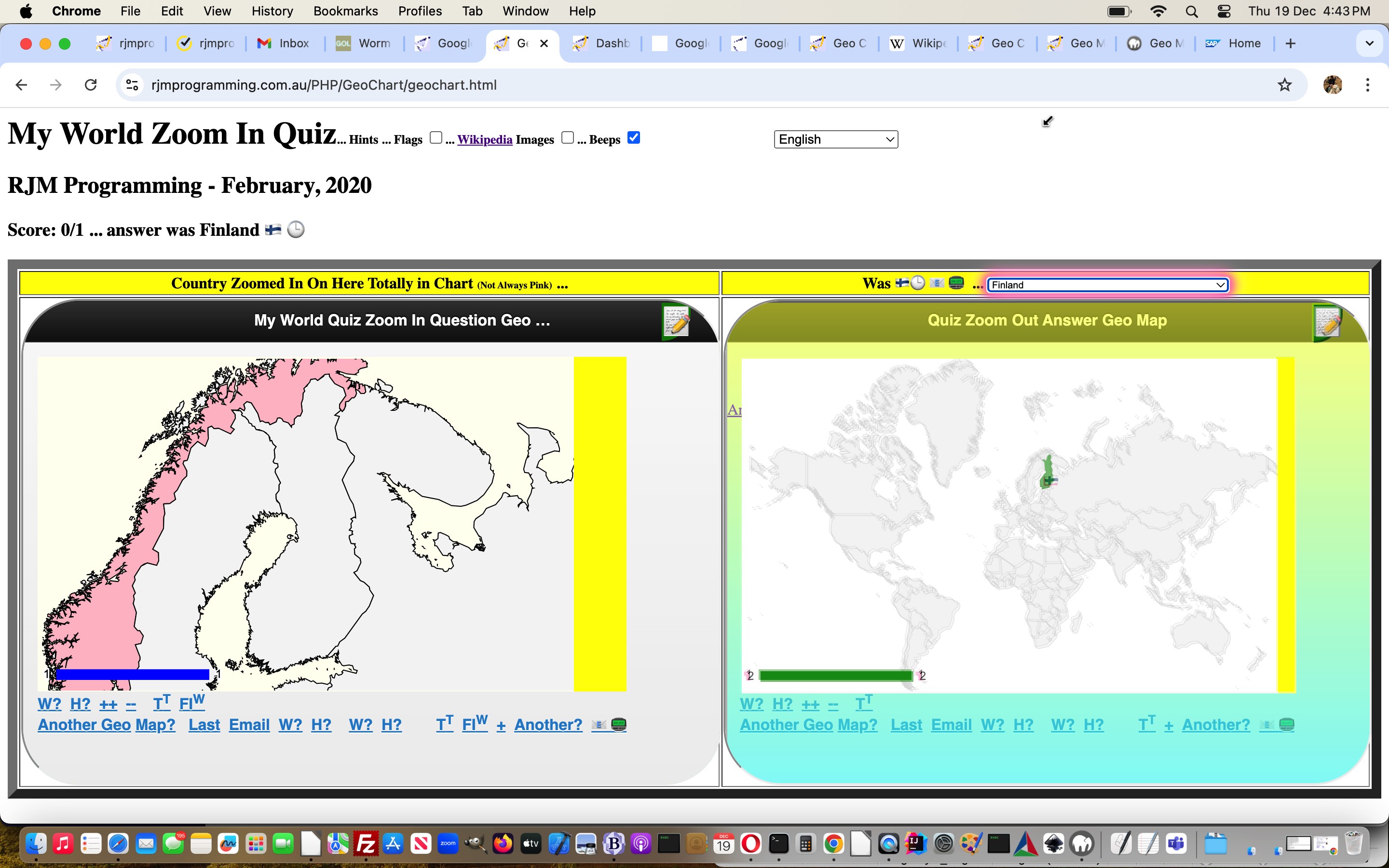 Google Chart Geo Chart Quiz Overlay Tutorial