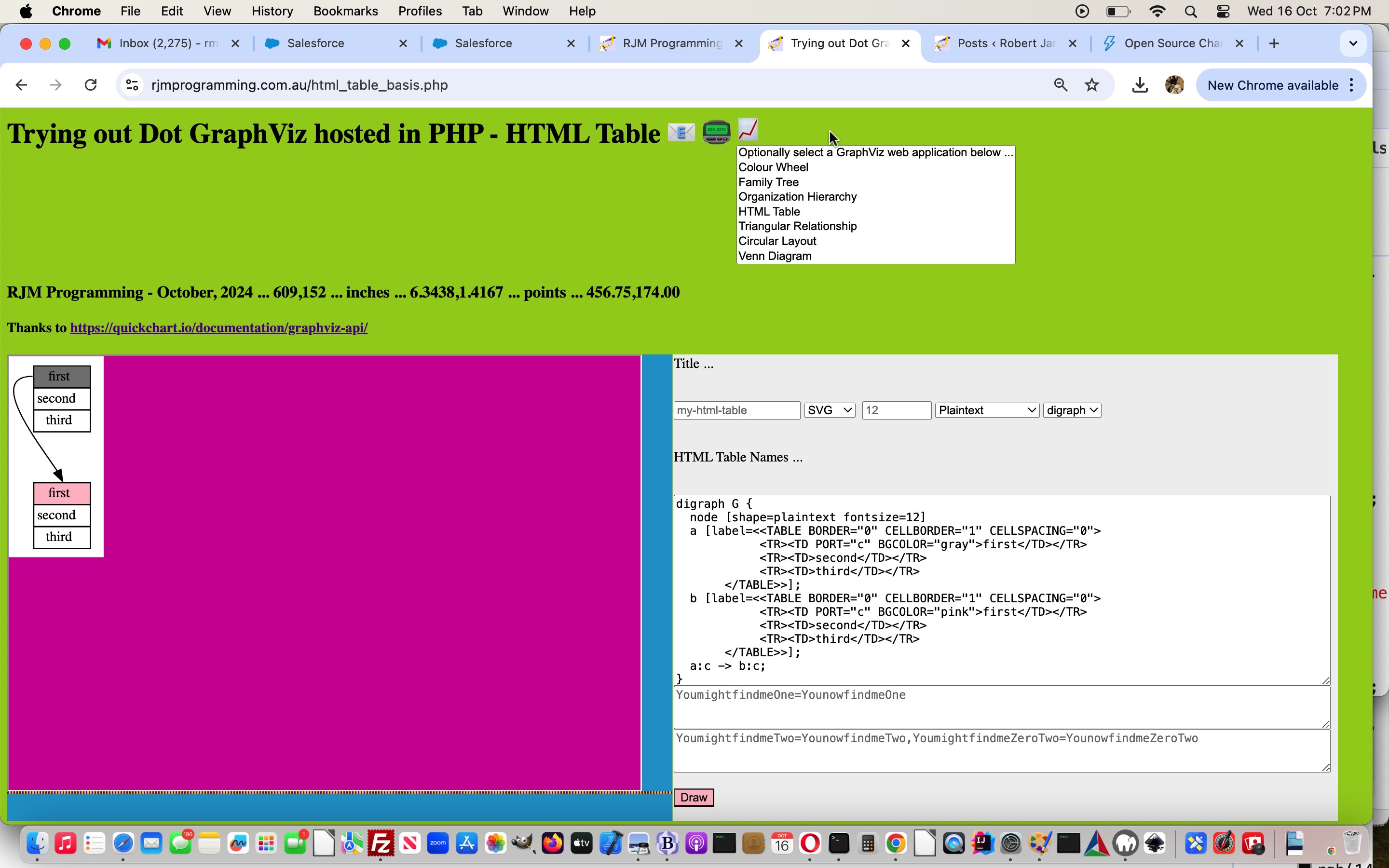 GraphViz via PHP on AlmaLinux Dot HTML Table Tutorial