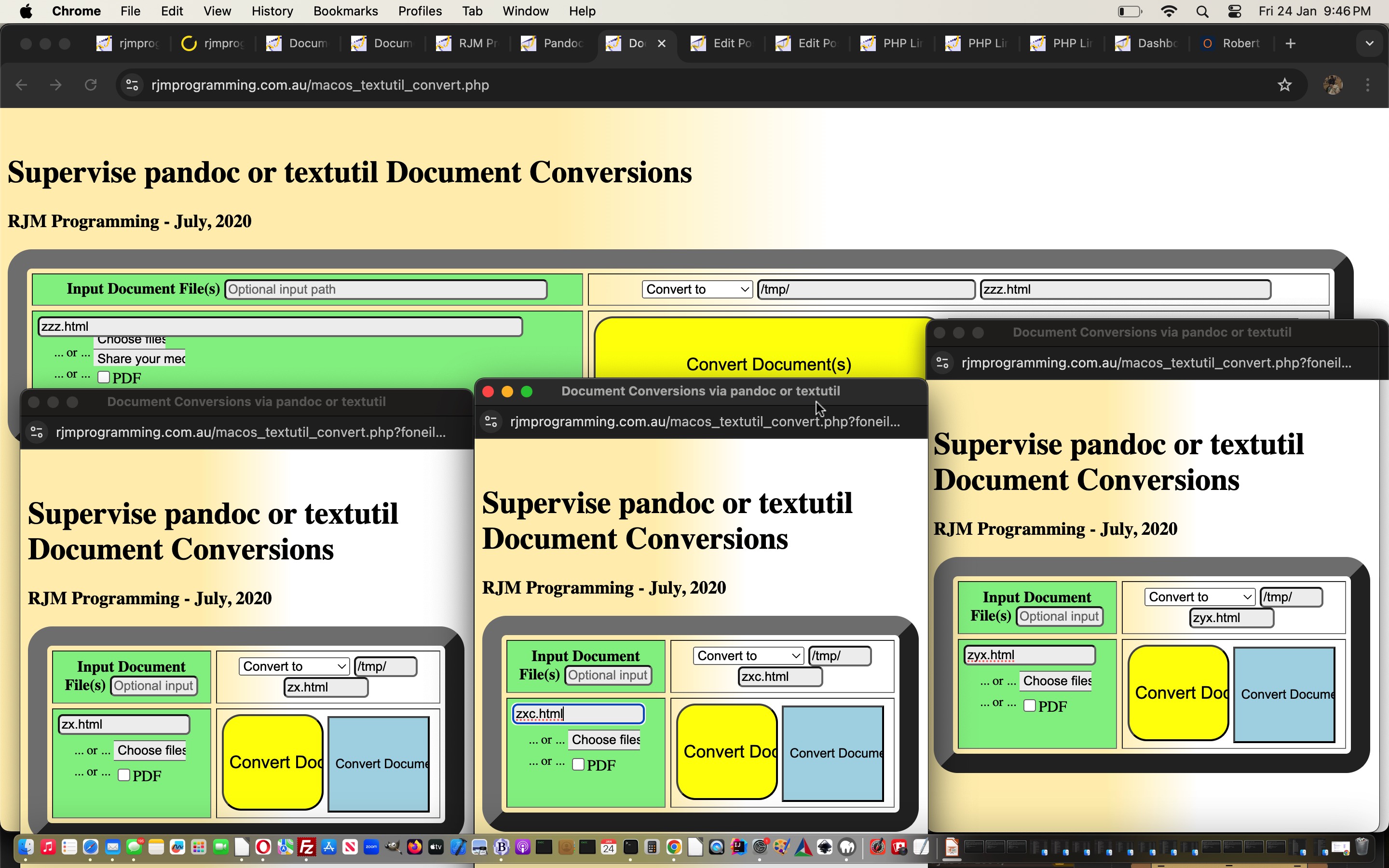 Pandoc on AlmaLinux Conversion Multiple Tutorial