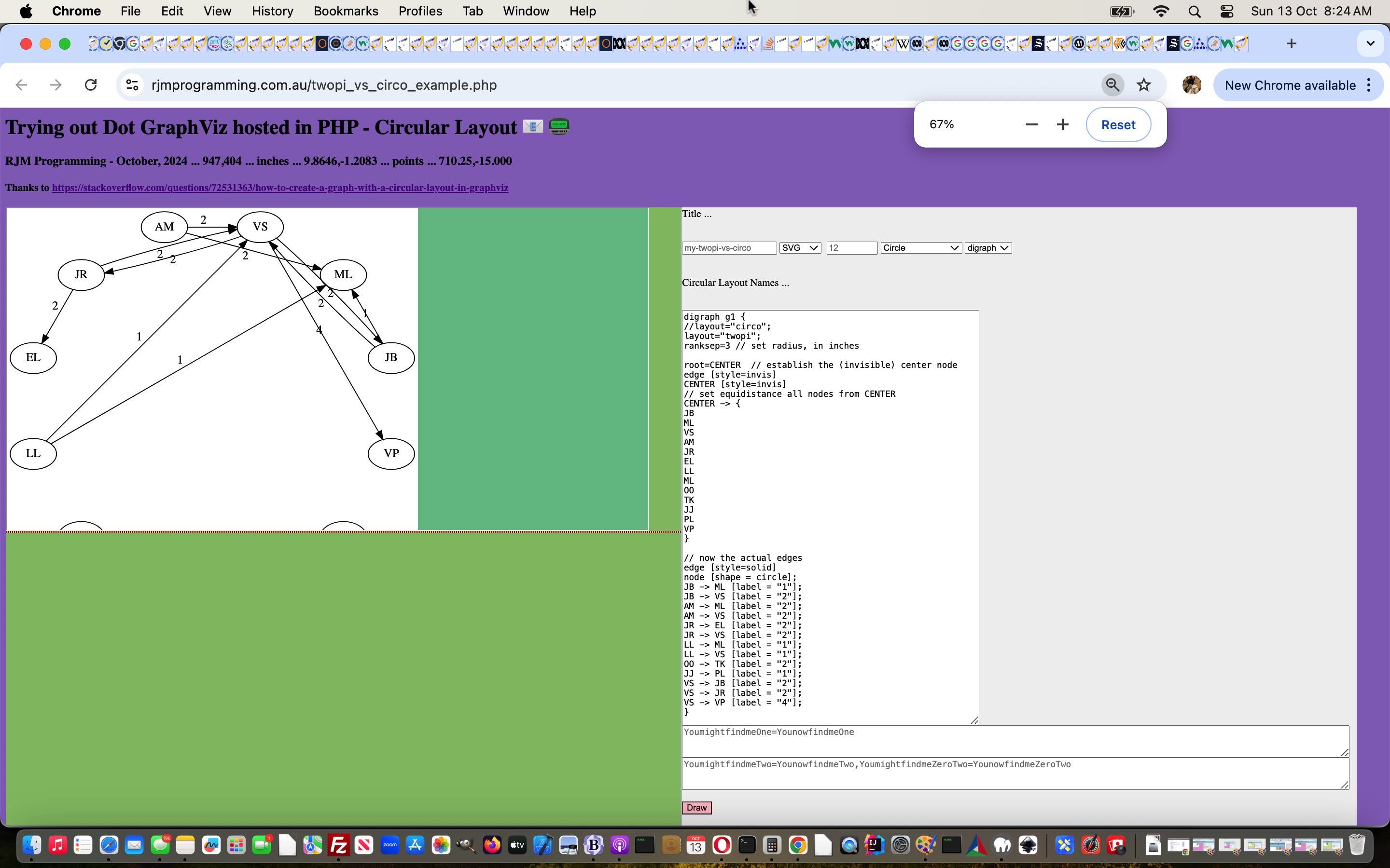 GraphViz via PHP on AlmaLinux Dot Circular Layout Tutorial