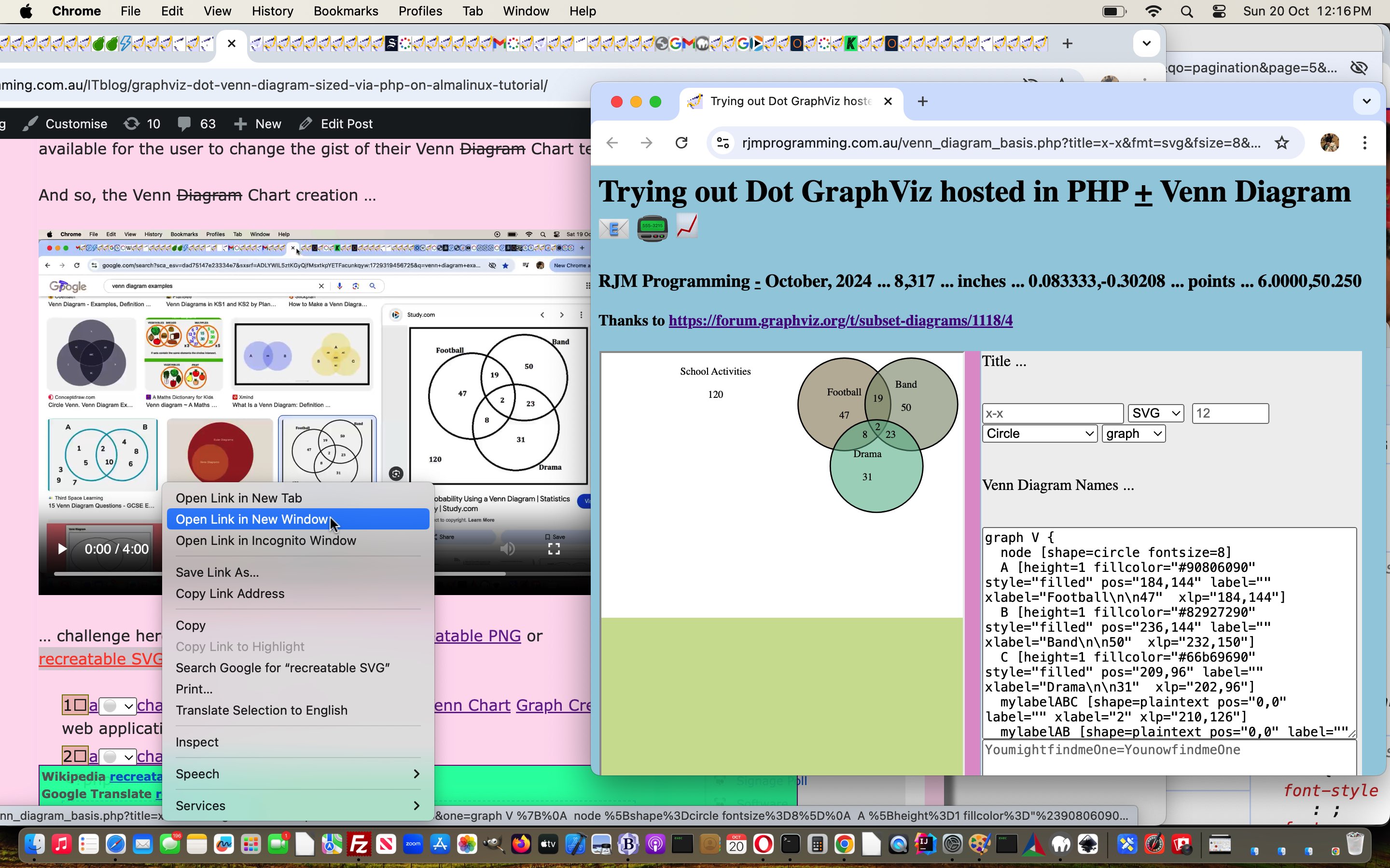 GraphViz Dot Venn Diagram Recreatable via PHP on AlmaLinux Tutorial