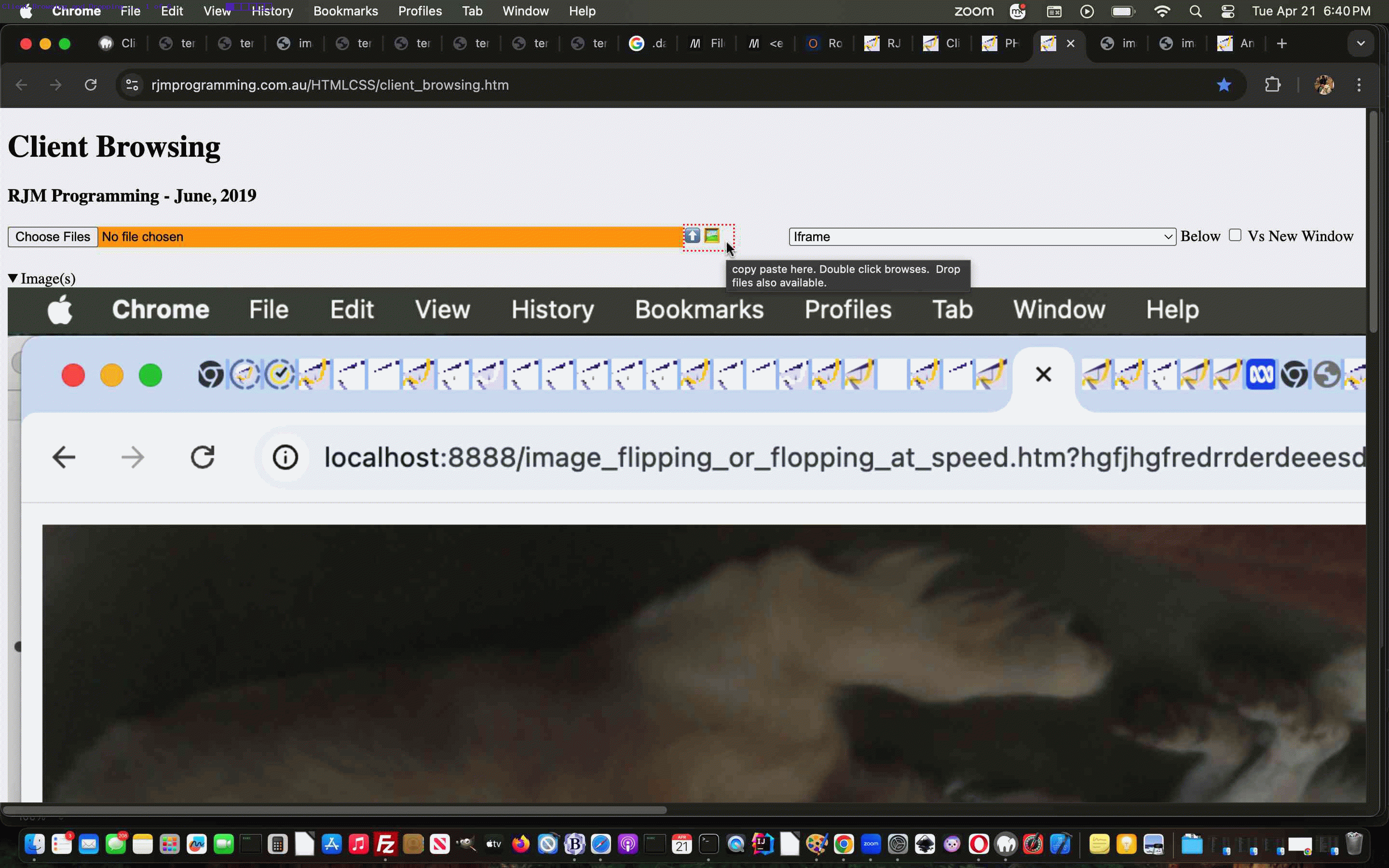 Client Browsing and Pasting and File Dropping Tutorial Client Browsing and Pasting and File Dropping Tutorial